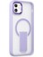 iPhone 12 Tork Magsafe Standlı Kapak - LILA-(5796) 1