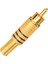Powermaster PM-1290 Tos Rca Fiş Metal Gold Erkek Konnektör 2