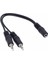 Powermaster 3.5 mm Stereo Dişi-2x3.5 mm Stereo Erkek 20 cm Y Kablo 1