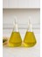 Modern Tasarım Borosilikat Cam Yağdanlık 2’li Set – Optik Çizgili 1000 ml (Stantsız) Lumia 1