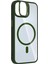 CPT16 Apple iPhone 11 Remim Lensli Magsafe Standlı Kapak - Koyu Yeşil 3