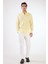 Sarı Erkek Regular Fit Düz Brent Düğmeli Yaka Uzun Kol Gömlek - 102254 9