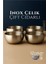 Modacar Çift Cidarlı Kase - Inox Çelik Kase 12 cm 4 Lü Set 1