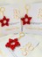 Yılbaşı Noel Hediyelikleri Incili Yıldız Anahtarlık 15 Adet 2