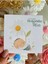 20 Adet Özel Tasarlanmış Kart ve Papatya Mum. Bebek Doğum, Babyshower, Doğum Günü, Hediyelik 2