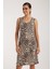 Modaserdem Kadın Leopar Desenli Gecelik 5