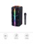 1790 Kablosuz Mikrofonlu Rgb Ledli Taşınabilir Bluetooth Hoparlör Parti Speaker 1