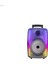 1802 Kablolu Mikrofonlu Rgb Ledli Taşınabilir Bluetooth Hoparlör Parti Speaker 2
