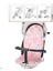 Bebek Arabası Cool Pad Yaz Buz Soğutucu Mat Nefes Alabilir Uyku Yastık Minderi Astarı Bebek Arabası Yüksek Sandalye Pembe (Yurt Dışından) 5