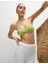 Desenli Dolgulu Bandeau Bikini Üst 6