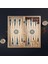 Etnik Tasarımlı El Yapımı Modern Ahşap Tavla Seti Ürün Boyutları 25 x 48 x 6,5 cm 2