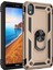 Xiaomi Redmi 7A Kılıf Sofya Yüzüklü Silikon Kapak - GOLD-(5796) 1