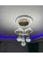 Modern Dimmerli 3 Renk Salon Mutfak Oturma Odası Avize Gold Sarı LED Avize 5