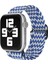 Apple Watch 42MM Star Kordon - Zigzag BEYAZ-MAVI-(5796) 1