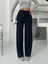 Fitilli Şardonlu Pantolon Siyah A4058 1