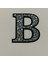 Taşlı Ütülenebilen Veya Sticker Olarak Kullanılabilen 6cm B Harfi 1