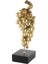 Siyah Kaideli Gold Üzüm Resin Dekor 14X13X41 cm 1