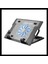Frısby FNC-37ST 14CM Fan, 10"-17" Notebook Soğutucu, 5 Kademeli Stand, Mavi Ledli (Siyah) 1