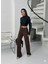 Fitilli Şardonlu Pantolon Kahve A4058 3