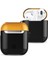 Airpods 2 (2.nesil) 3in1 Kılıf - SIYAH-SARI-(5796) 1
