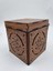 Ahşap Dekoratif Kutu Ceviz Desenli 11 cm x 11 cm x 12 cm 5