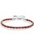 Kırmızı Jasper & Silver Hematit Taşlı Ayarlanabilir Çelik Zincir Erkek Bileklik 31832B10D4M5 1