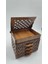 Ahşap Dekoratif Dört Çekmeceli Kutu 19 cm x 15 cm x 16 cm 5