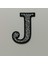 Taşlı Ütülenebilen Veya Sticker Olarak Kullanılabilen 6cm J Harfi 1