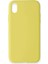iPhone Xr Kılıf Nano Içi Kadife Silikon - SARI-(5796) 1