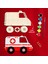 Çocuklar Için Ahşap Ambulans Boyama Seti – Eğlenceli Stem & Maker Aktivitesi,montaj ve Yaratıcı Hobi Kiti 1