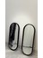 Oval Aynalı Sunumluk Siyah 2 Adet 12*30 1