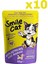 Smıle Kedi Pouch Kısırlaştırılmış Biftekli 10 Adet (1X85GR) 1