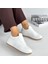 Ceyyan Beyaz Cilt Bağcıklı Spor Ayakkabı - Lisinya 4