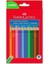 Faber-Castell Jumbo Boya Kalemi, 12 Renk, Kalın Gövde ve Uç, Kırılmaya Dirençli Özel Yapıştırma 1