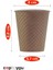 25 Adet Kraft Çift Duvarlı Kahve Bardağı 8 Oz, Küçük Kağıt Çay Bardakları 250 Ml, Soğuk ve 4