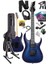 Grade-St Blue Rosewood Klavye Hh Yüksek Kaliteli Elektro Gitar 2
