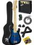 CEG-30BL 4-6 Yaş Çocuklar Için Amfili Full 1/4 30 Inç Elektro Gitar Seti Blue Black 1