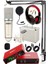 Midex Central-Rd Pack-3 Stüdyo Kayıt Ekipmanları GLX-700RD Ses Kartı Cx1 Stüdyo Mikrofon 1