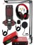 Midex Central-Rd Pack-2 Stüdyo Kayıt Ekipmanları GLX-700RD Ses Kartı Cxn-30 Stüdyo Mikrofon 1