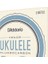 D'addario EJ65S Clear Nylon Sopran Ukulele Saitensatz 4