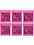 Super Slinky Nickel Wound Electric Guitar Strings 6 Pack - 9-42 Gauge 1