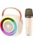 Kablosuz Bluetooth Hoparlör ve Karaoke Mikrofon F42 – 10W Güç, Rgb Işıklı, Tf 1