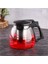 Isıya Dayanıklı Borosilikat Cam Demlik, Kendinden Süzgeçli, Şık Tasarım (1500 Ml) 4