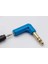 Chroma Jacks (Blue) | 6.3mm Erkek - 3.5mm Dişi Stereo Kulaklık Ses Adaptörü | 4