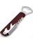 Metal Tirbuşon ve Şişe Açacağı Seti (Bordo) 2