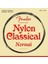 100 Clear/silver Tie Nylon Classical Strings Takım Tel Klasik Gitar Teli 1