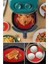 ® Renkli Isıya Dayanıklı Yıkanılabilir Silikon Fırın ve Airfryer Yuvarlak Model Pişirme Matı 2