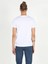 Regular Fit Bisiklet Yaka Örme Erkek Beyaz Kısa Kol Tişört 1