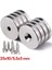 10 Adet 25X10/5X5,5 mm Neodyum Mıknatıs Havşa Delikli Magnet Vida Atılabilir N35 Nikel Paslanmaz ( Lisinya ) 4