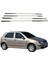 Skoda Fabia Hb Uyumlu Cam Çıtası 4 Parça 2000-2007 Paslanmaz Krom 2